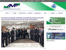 Tablet Screenshot of ampr.org.br